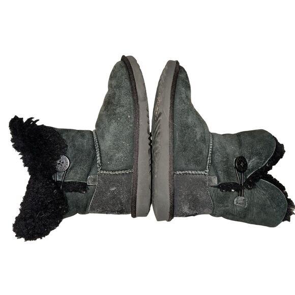 UGG Australia Boots 1017400K Bailey Button‎ II Black Size 3Y - Picture 7 of 8